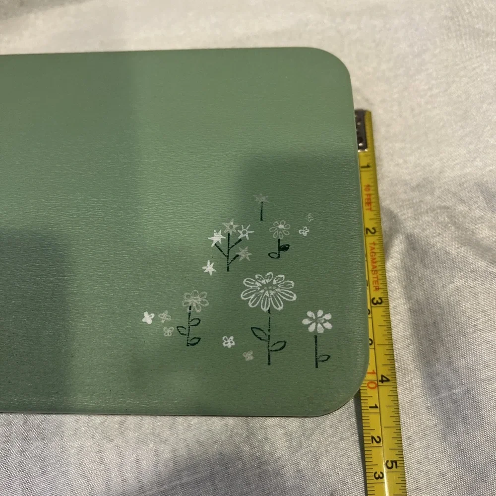 Farrington Vintage Clamshell Jewelry Case 60s Travel USA Classic Green 6.5